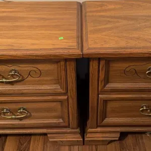 Gérard Collin Inc. 2-Drawer Wood Nightstands