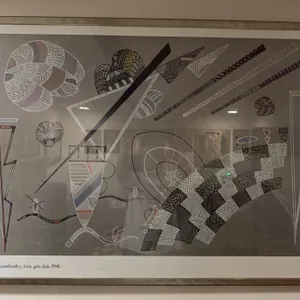Wassily Kandinsky Gris, gris clair 1941 Framed Print 41x30