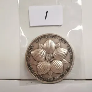 British Columbia Part Silver Centennial Medal, 60g