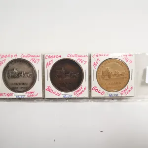 1967 Canada Confederation Medals, Set of 3