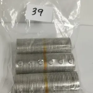 Three Full Rolls of 1973 RCMP 25 cents