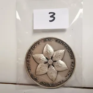 Saskatchewan Part Silver Centennial Medal, 60g
