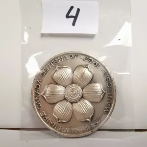 Manitoba Part Silver Centennial Medal, 60g