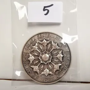 Northwest Territory Part Silver Centennial Medal, 60g