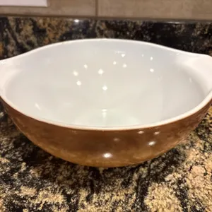 Brown Ombré  Pyrex Bowl, 10”’