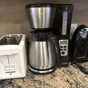 Coffee Maker, Can Opener & Toaster