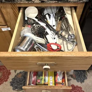 Contents of Drawers, Cooking Utensils, Tea