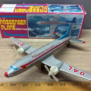 Passenger Plane Friction Toy.