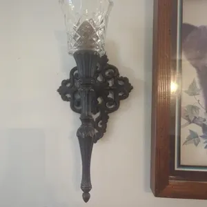 Vintage iron sconce