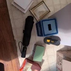 Umbrella, flashlight, storage boxes, costume