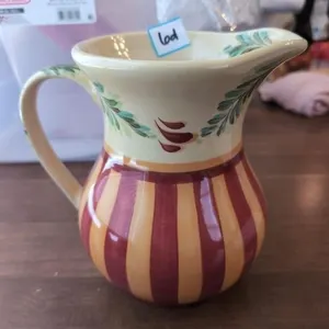 Pitcher by Gail Pittman matches lot 8d