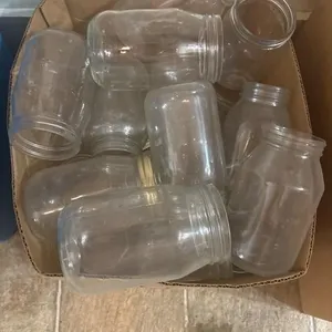 Cardboard box of canning jars