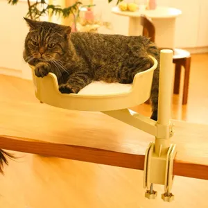 New $30 Cat Bed Desk with Mat & Hammock (360 )...