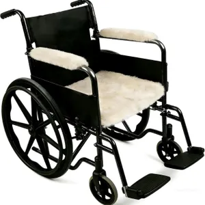New $130 3pcs DUMI Sheepskin Wheelchair Set