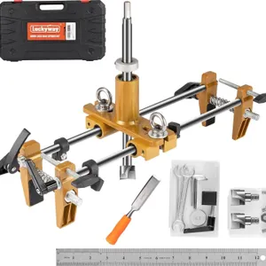 New $140 Luckyway Door Lock Mortising Kit with...