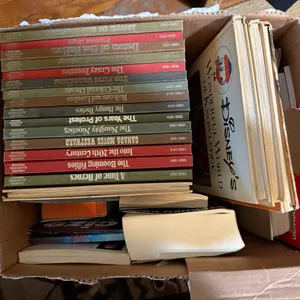 Box of Books Including 'Canada Illustrated Heritage' Collection & More
