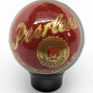 BALL TAP KNOB HANDLE PEERLESS BEER LA CROSSE BREWERIES WISCONSIN (DAKA-WARE)