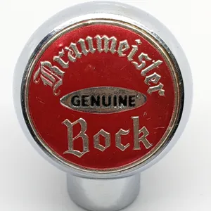 BALL TAP KNOB HANDLE BRAUMEISTER BOCK BEER MILWAUKEE WISCONSIN (ROBBINS)