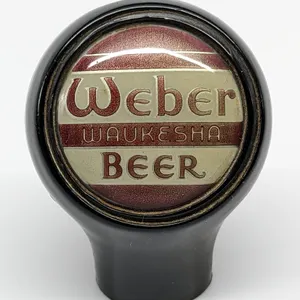 BALL TAP KNOB HANDLE WEBER BEER WAUKESHA WISCONSIN (BASTIAN BROS)