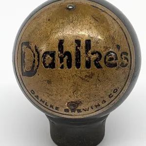 BALL TAP KNOB HANDLE DAHLKE'S BEER WESTFIELD WISCONSIN