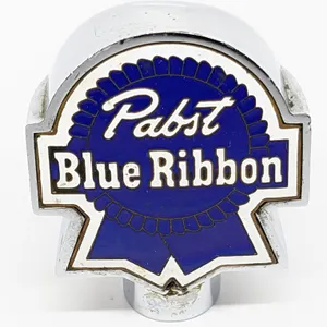 BALL TAP KNOB HANDLE PABST BLUE RIBBON BEER MILWAUKEE WISCONSIN