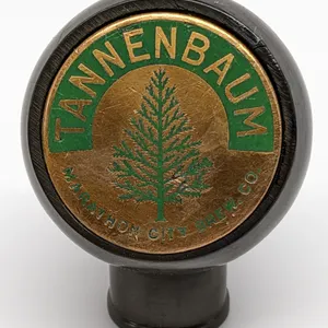 BALL TAP KNOB TANNENBAUM BEER MARATHON CITY BREWING WISCONSIN