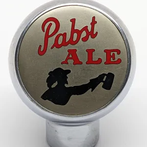 BALL TAP KNOB HANDLE PABST ALE MILWAUKEE WISCONSIN (ROBBINS)