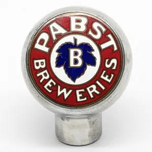 BALL TAP KNOB HANDLE PABST BREWERIES BEER MILWAUKEE WISCONSIN (ROBBINS)
