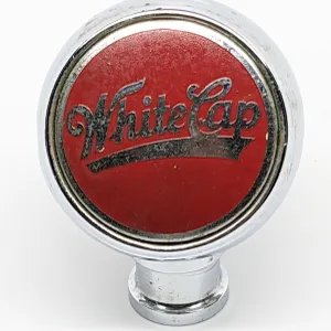 BALL TAP KNOB HANDLE WHITE CAP BEE TWO RIVERS WISCONSIN