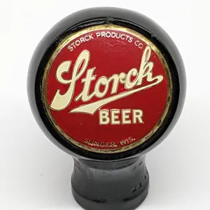 BALL TAP KNOB HANDLE STORCK BEER SLINGER WISCONSIN (TRUE NAME)