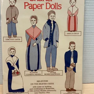 Vintage Shaker Paper Dolls Believers on the Beaver Creek Dayton Ohio Knot Garden Press