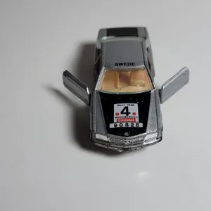 Yatming Mercedes-Benz 500 SEC Rally Car – Silver Die-Cast with Opening Doors No. 1087