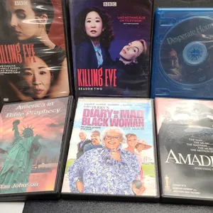 6 DVD and Blu-Ray Titles Including Killing Eve Seasons 1-2, Desperate Hours, Amadeus, and More