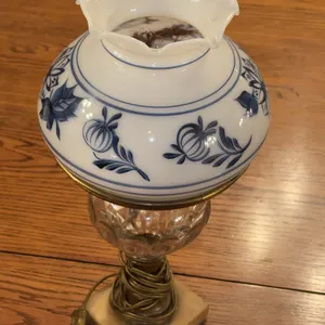 Vintage Marble Base Lamp