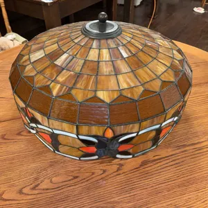 Hanging Stained Glass Type Bar/kitchen Light