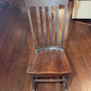 Youth Vintage Oak Slat Back Rocker