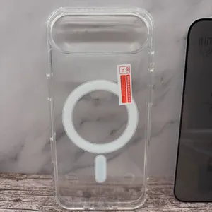 iPhone 17 AIR Mag Safe Clear  Case with 2 Privacy Screen Protectors