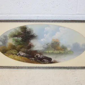 Pastel Landscape Sketch