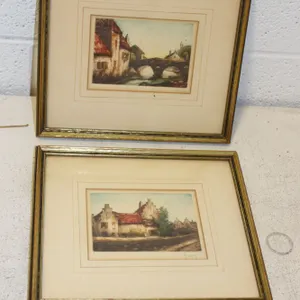Gusty European Scene Prints