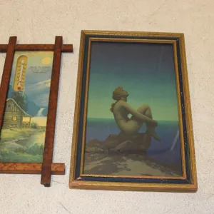 Maxfield Parrish "Stars" Print & Thermometer