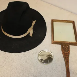 Hat, Mirror & Paperweight