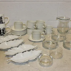 Cups, Glassware & Dishes