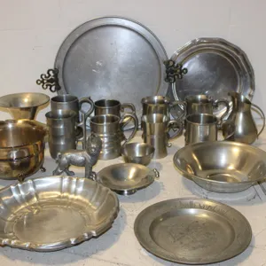 Pewter & Silver Plate Tableware