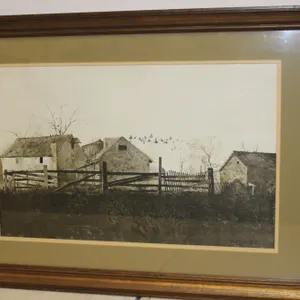 Andrew Wyeth "The Mill" Landscape Print