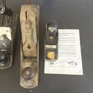 Stanley No. 9½ Block Plane, Bailey No. 5 Bench Plane & Stanley SB4 Plane