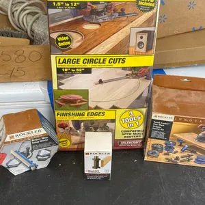 Milescraft Router CircleGuideKit & Rockler Router Accessories