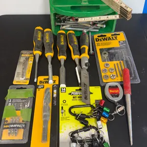DeWalt Hand Tools, Drill Accessories & Hardware Assortment