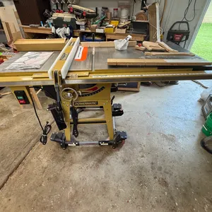 Powermatic Model 64B Table Saw with Grizzly Mobile BaseStuff