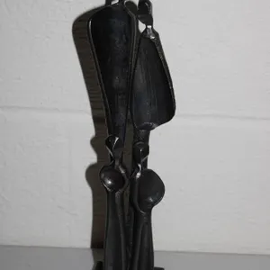 Kirver 1964 Modernist Abstract Metal Sculpture Depicting Two Stylized Figures, Signed and Dated Base