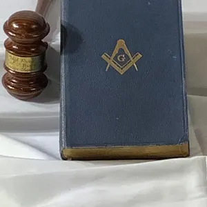 Masonic Edition Holy Bible and Gavel